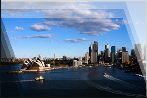 Cityfoto 17 - Australien, Sydney, Hafen mit Opernhaus