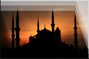 Cityfoto 18 - Türkei, Istanbul, Blaue Moschee bei Sonnenaufgang
