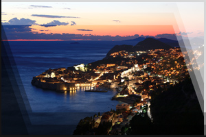 Cityfoto 57 - Kroatien, Dubrovnik bei Nacht
